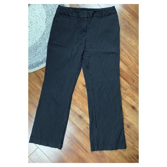Merona Pants - Merona Black Pinstripe Trousers